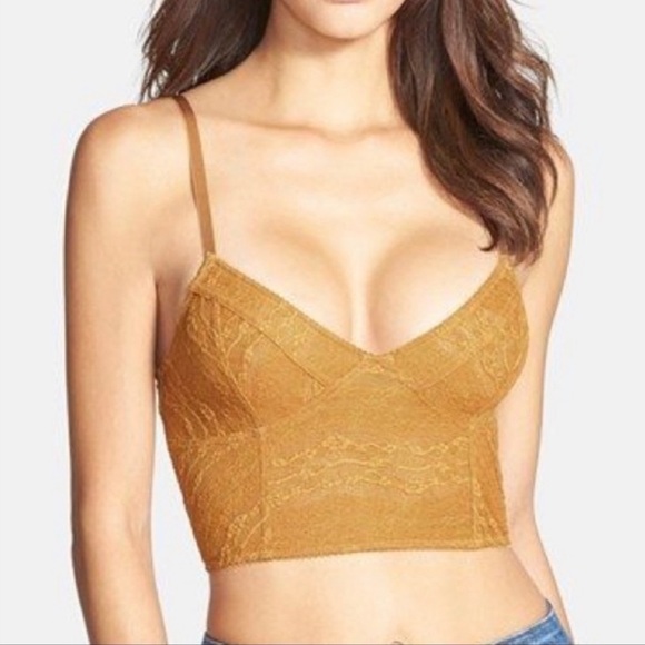 Intimately Free People | Mustard Corset Bralette - Picture 1 of 5